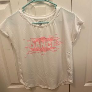 Champion white/pink “Dance” kids shirt